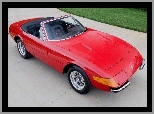 Ferrari Daytona, Dach, Czerwone, Złożony